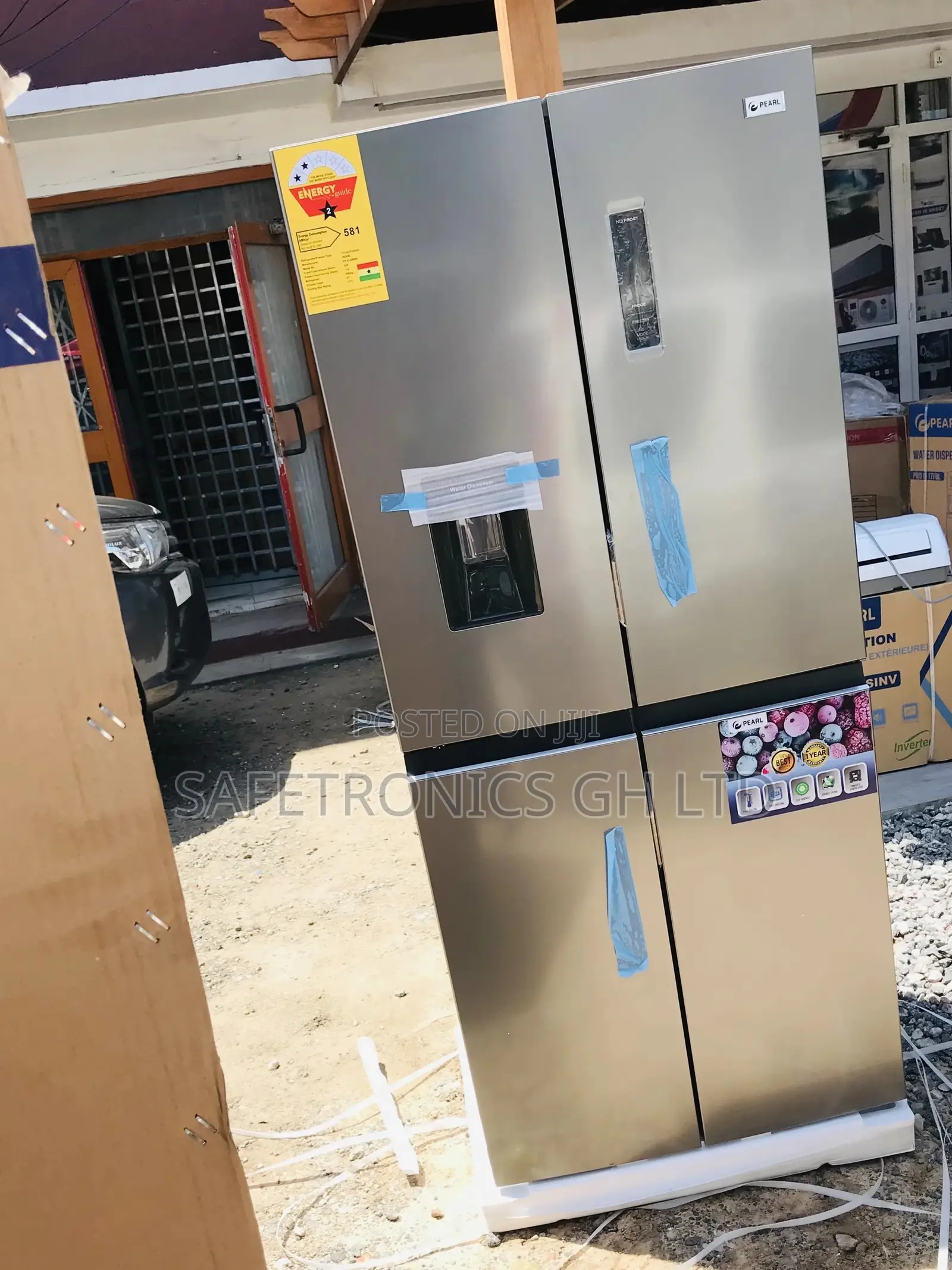 PF-614IXWD Four Doors Fridge Pearl Bottomfreezer 479 Liters