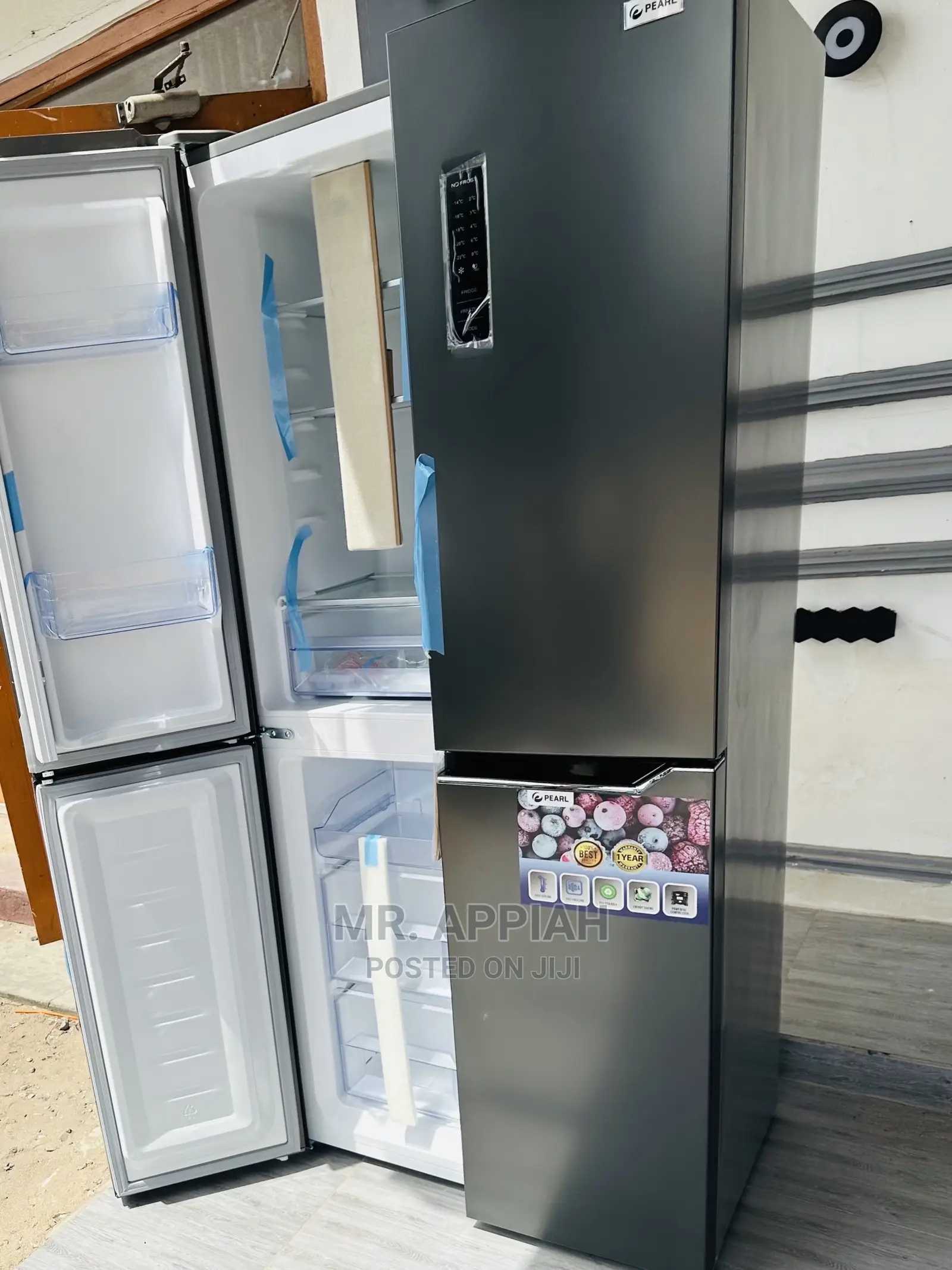 Elegant Pearl Side by Side Fridge at Best Deal(PF-550bss) 