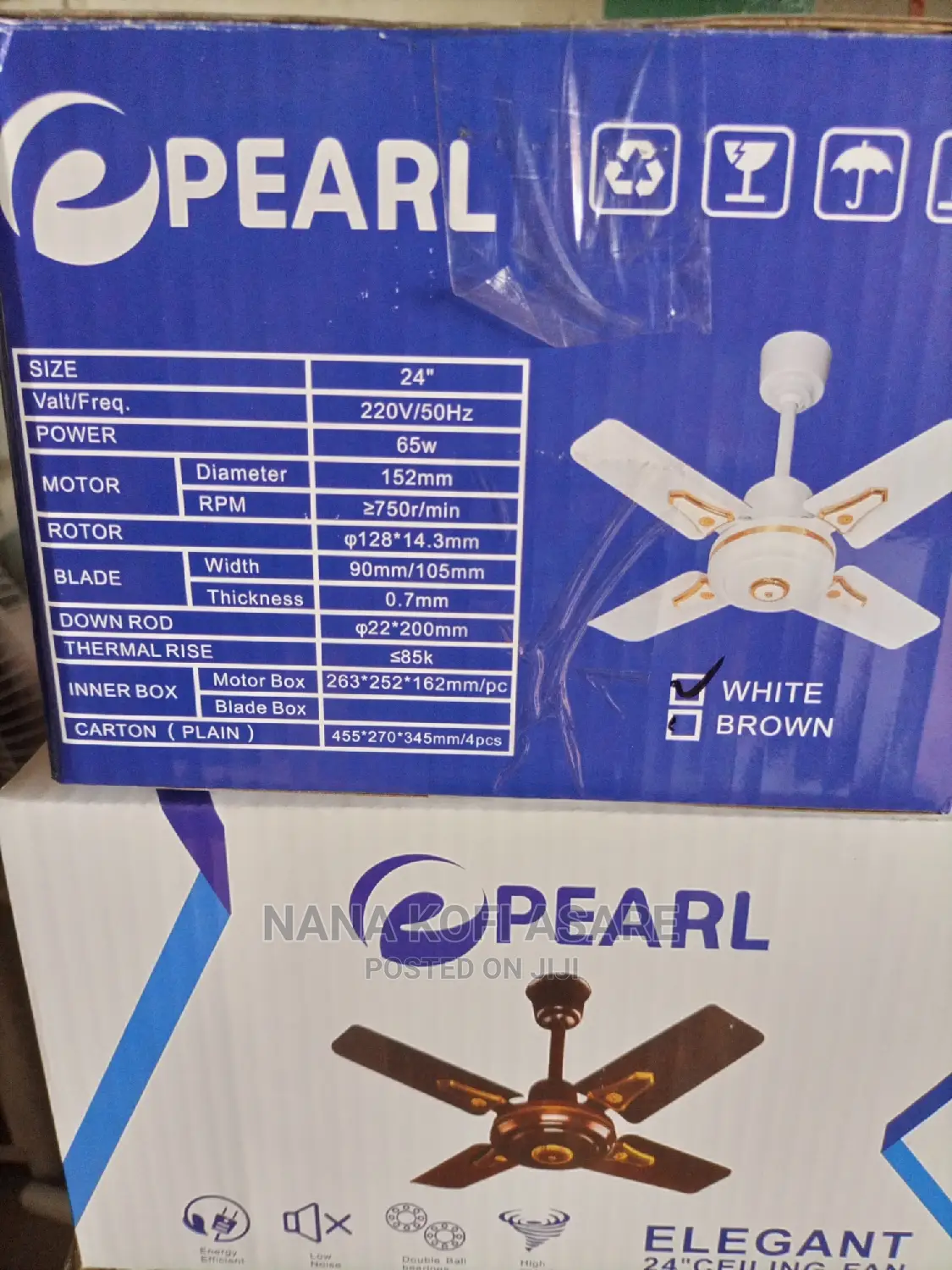 Pearl 24"Ceiling Fan