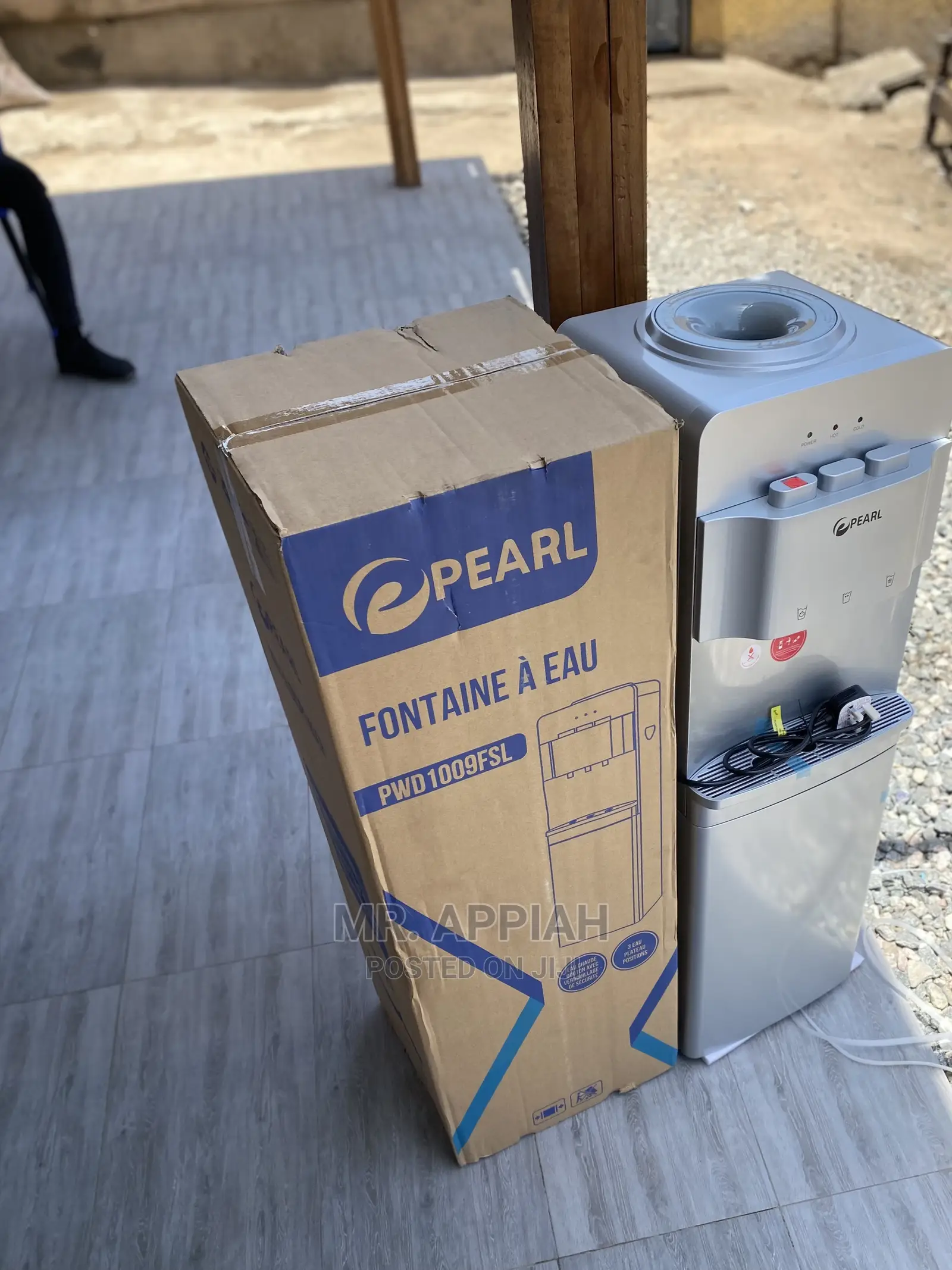 Unique PWD-1009FSL Pearl Water Dispenser(Gray)Hot/Cold.