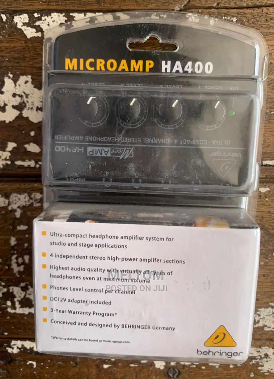 Behringer Microamp HA400 4channels Headset Amplifier