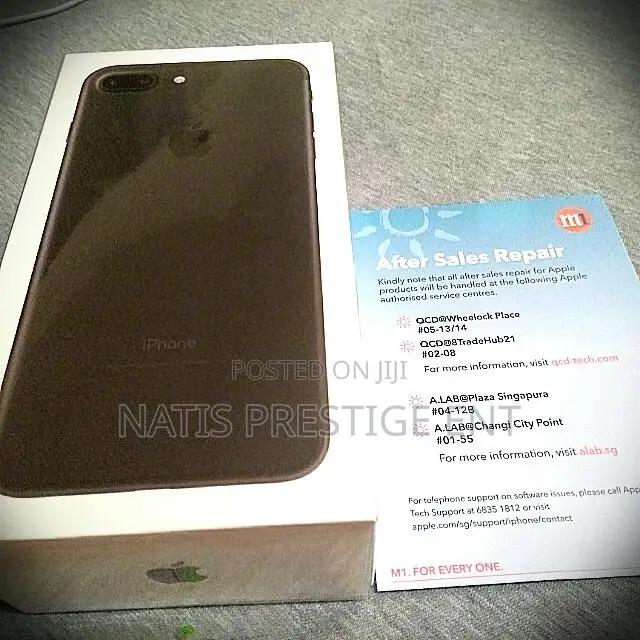 New Apple iPhone 7 Plus 256 GB Black