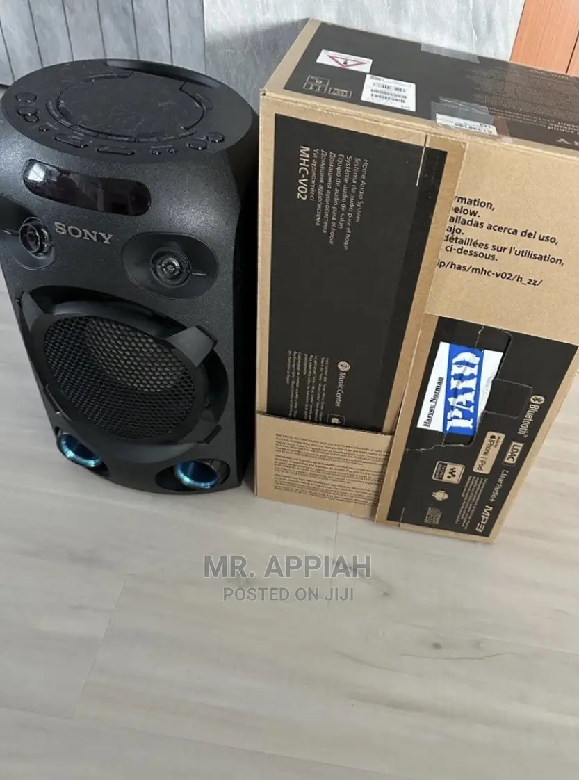 Adorable  Sony MHC-V02 Audio System on Sale(Black).