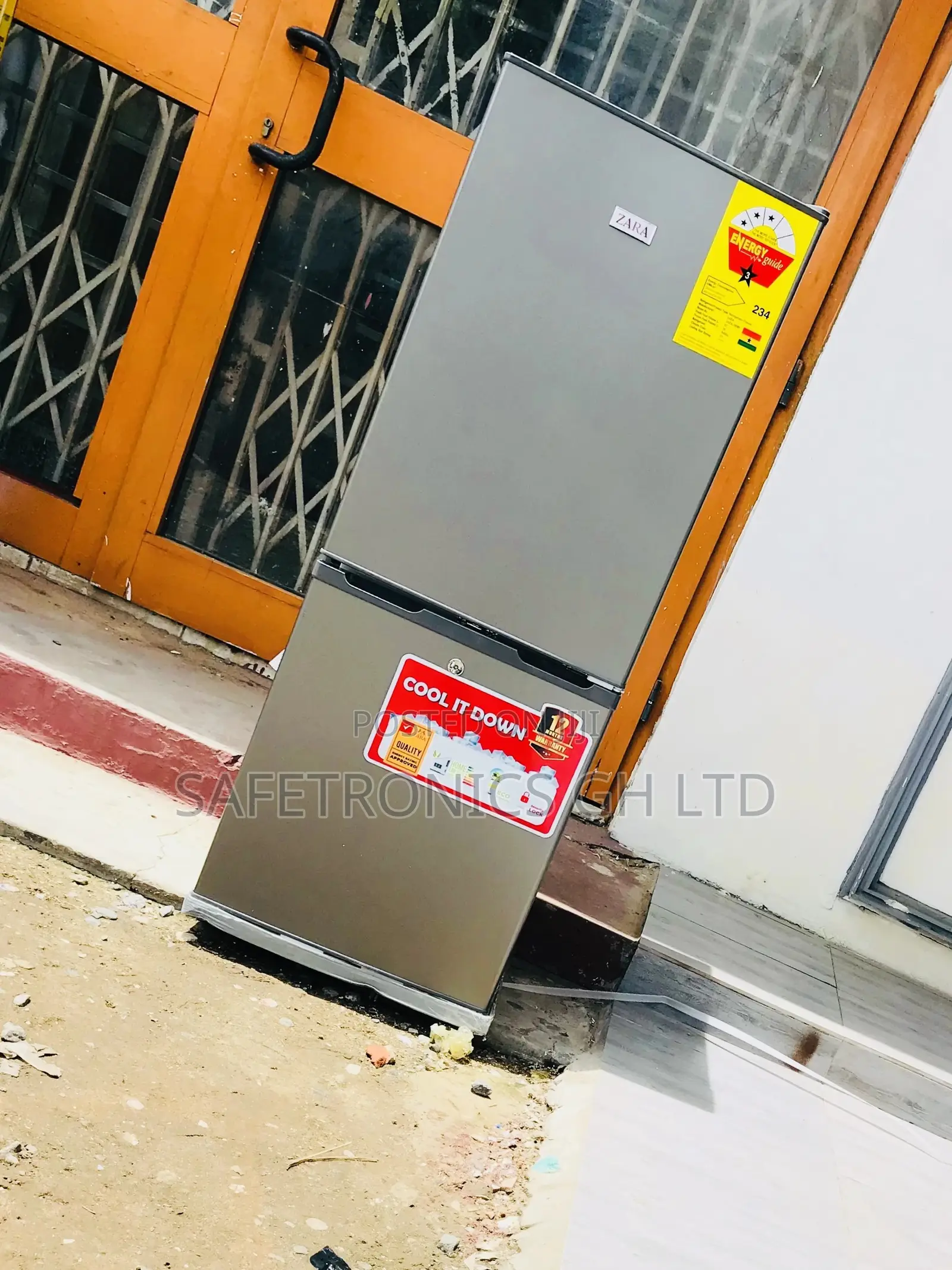 Direct Cooling Zara-20bf Bottomfreezer Fridge Doubledoor 