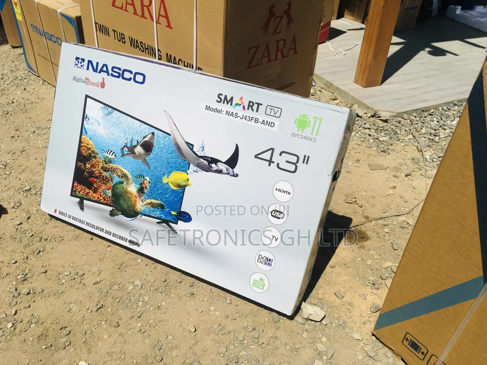 Nasco 43 Inches Best Deal on Smart Glossy LED Tv