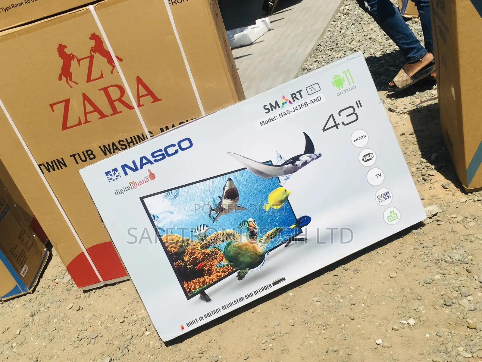 Great Offer on Smart Nasco 43 Inches LED Glossy Tv 