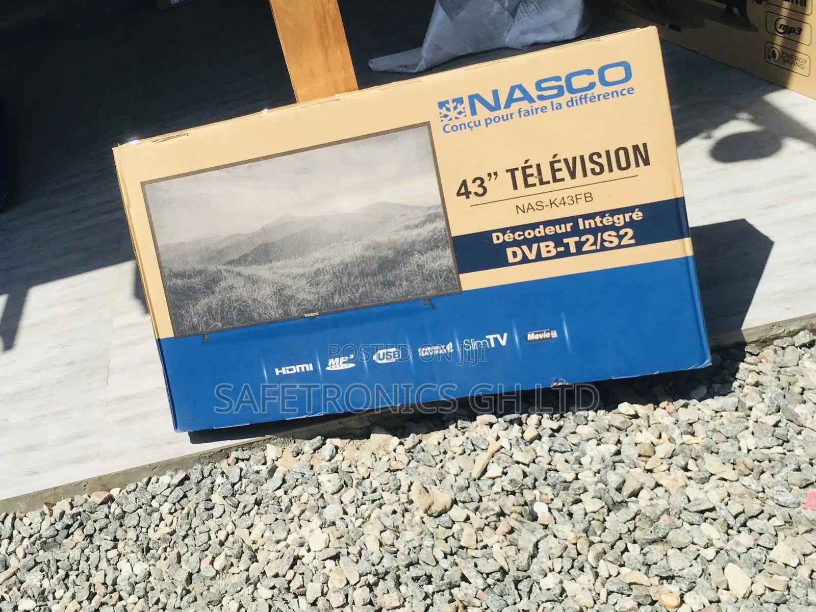 Clear Nasco LED Digital 43 Inches Glossy Unique Tv