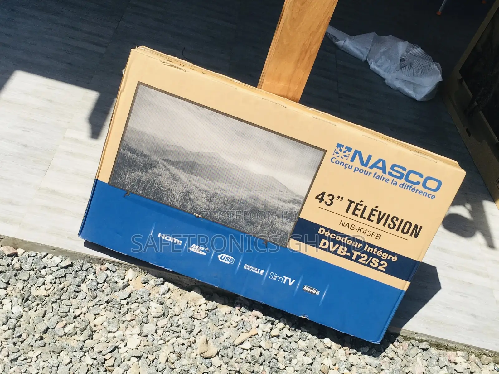  LED Long Lasting Nasco Digital 43 Inches Glossy Tv 