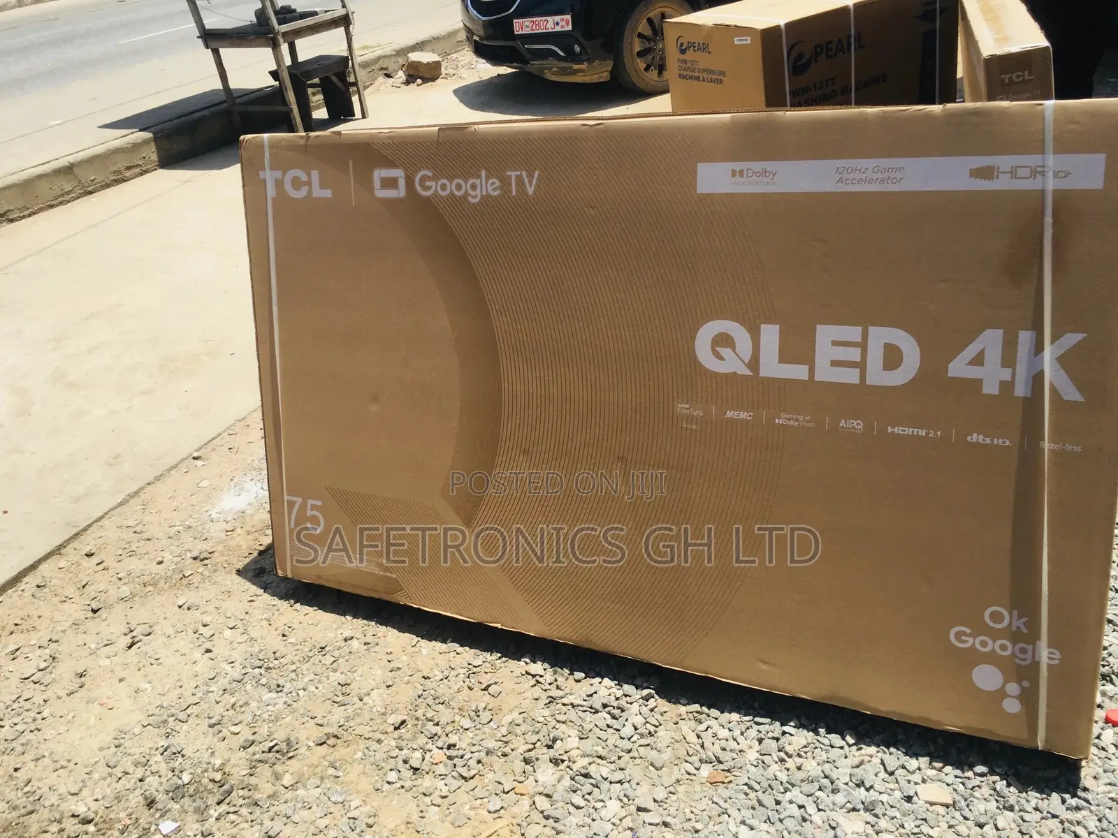 QLED Long Lasting  TCL 75 Inches Glossy Tv