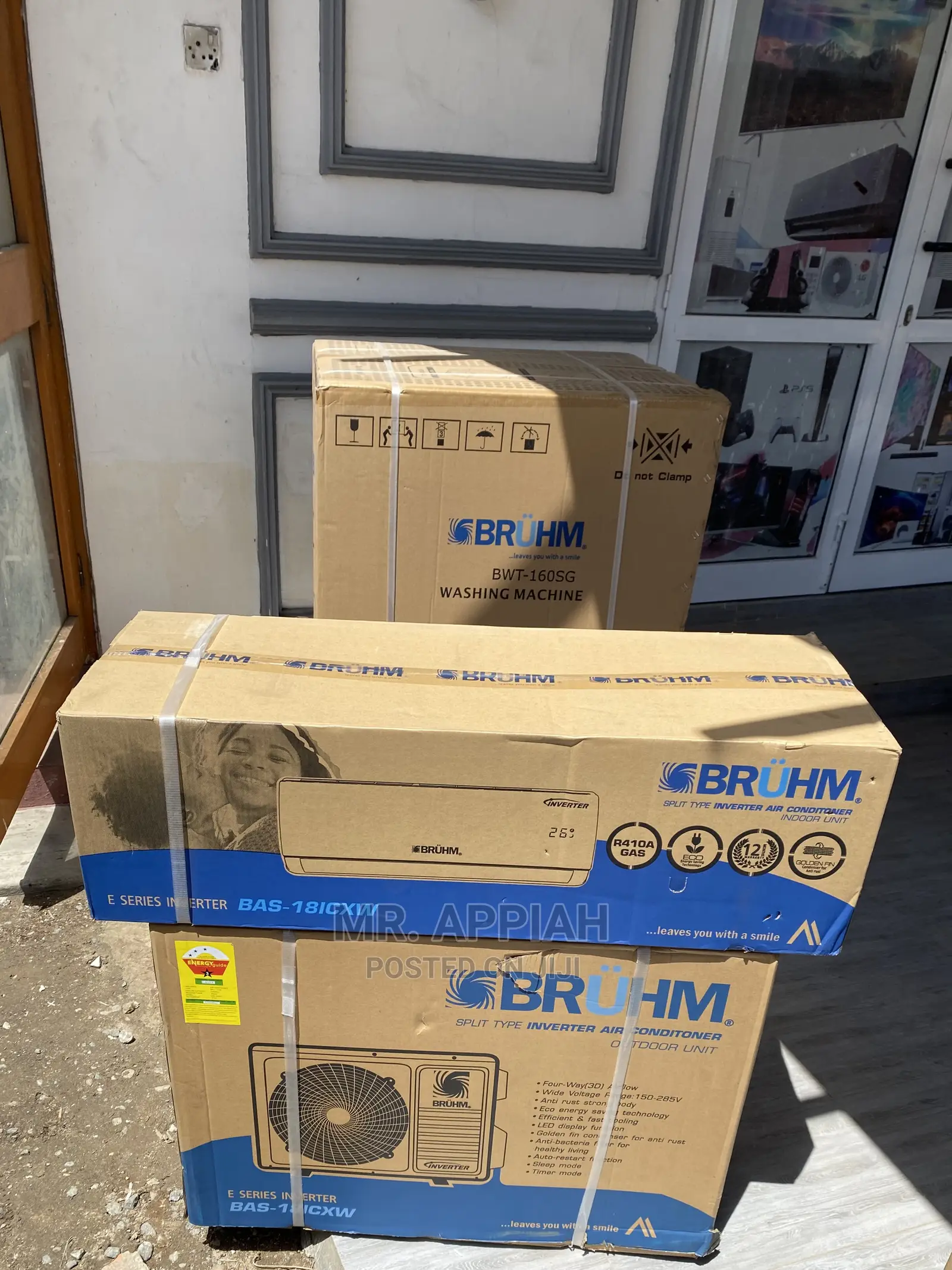 Bruhm 2.0hp Split Inverter Ac Chills Faster,Feather Wider