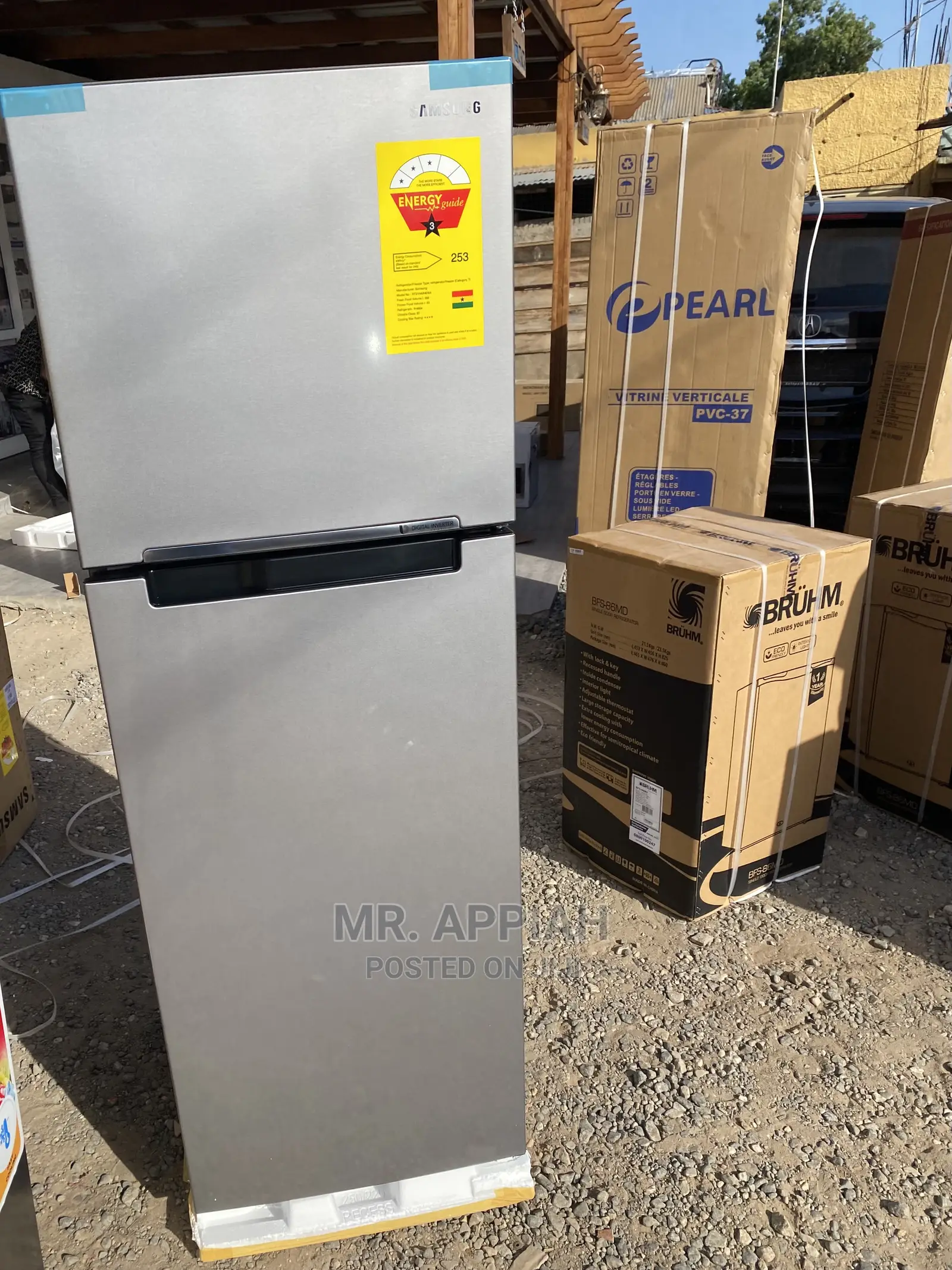 Long Lasting Samsung Inverter Top Mountfreezer Fridge(Rt34)