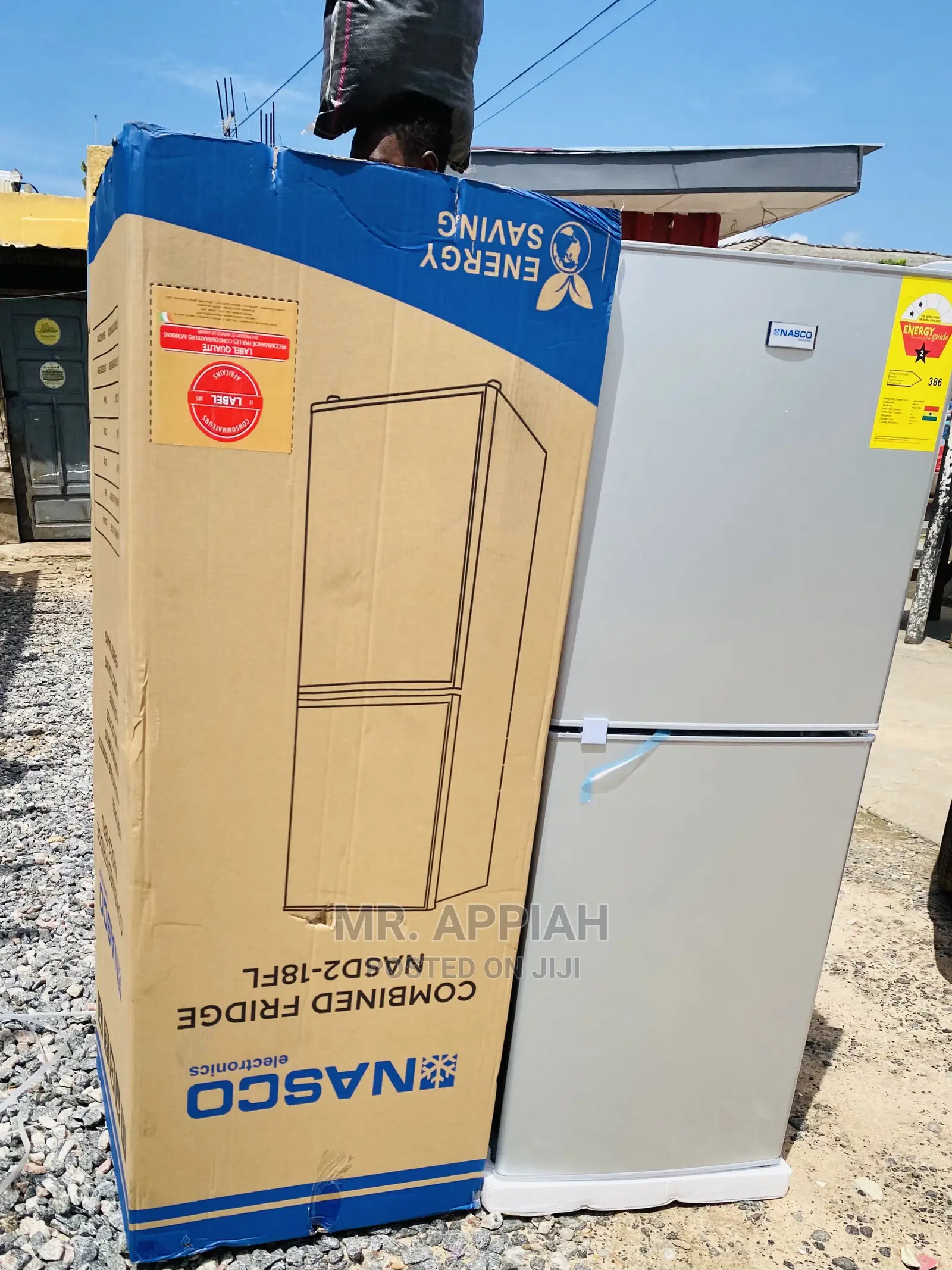 Get a Discount on Nasco(Nascof2-18fl)2 Door Fridge(Gray).