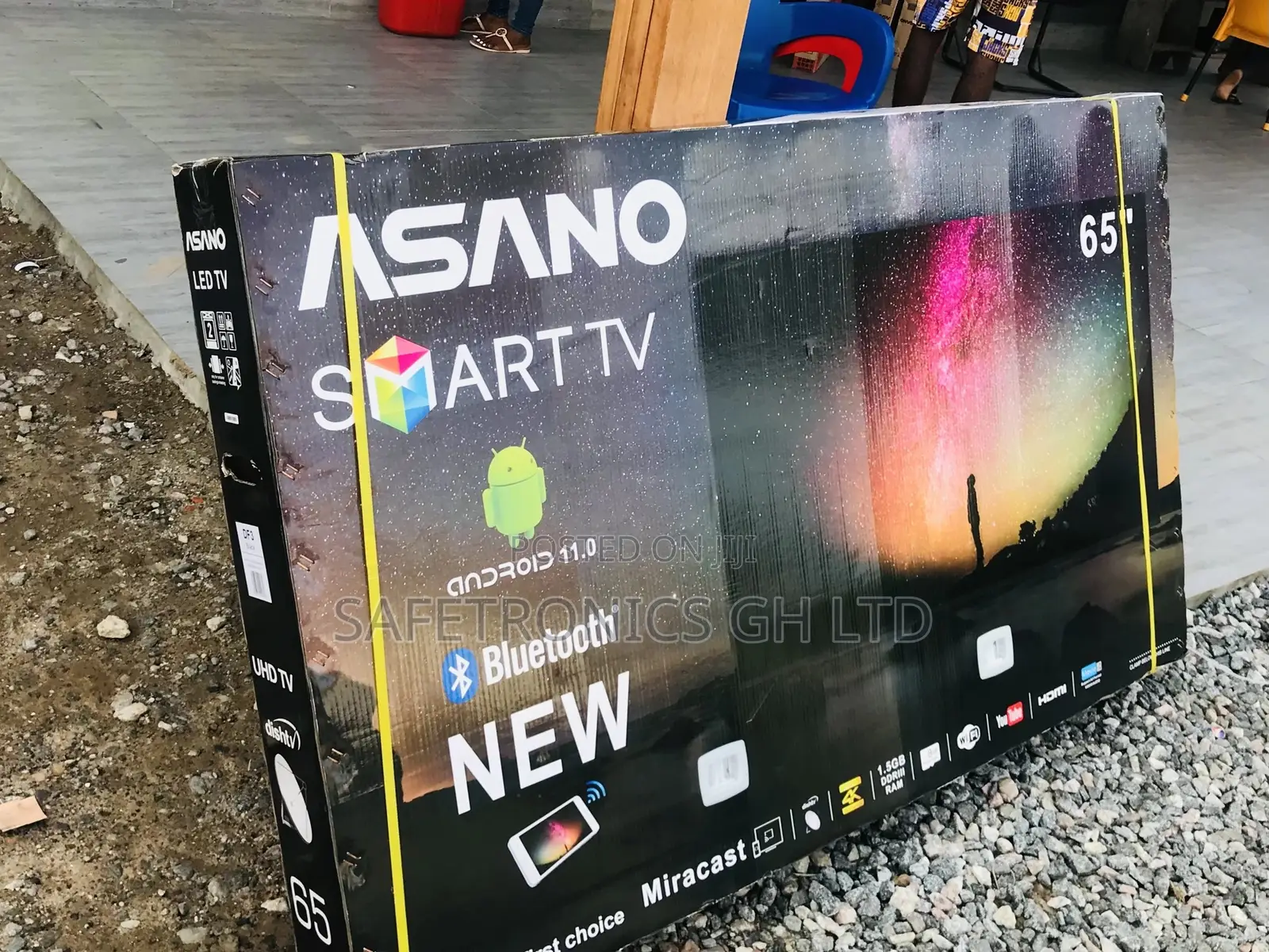 High Quality Display Asaon LED Glossy 65 Inches UHD Tv