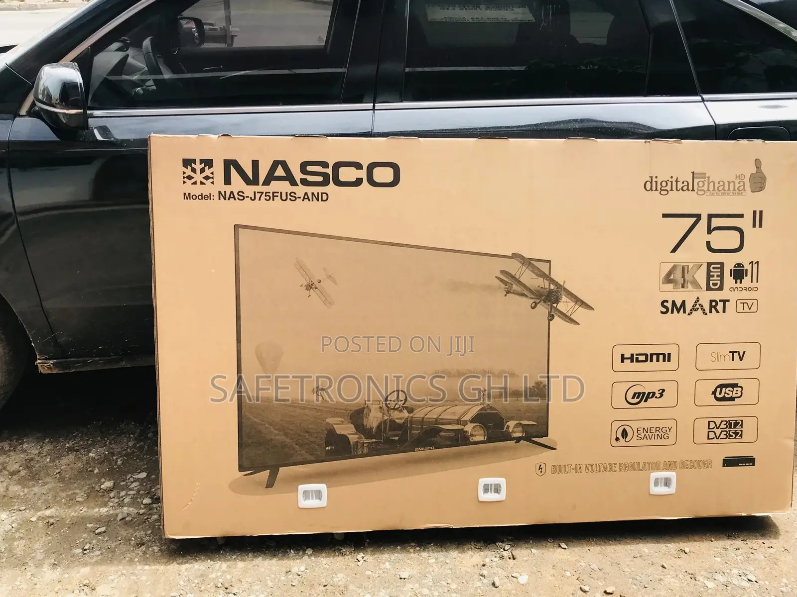 Smart Original Nasco Nas-J75fus UHD Ultra 75 Inches Gloss