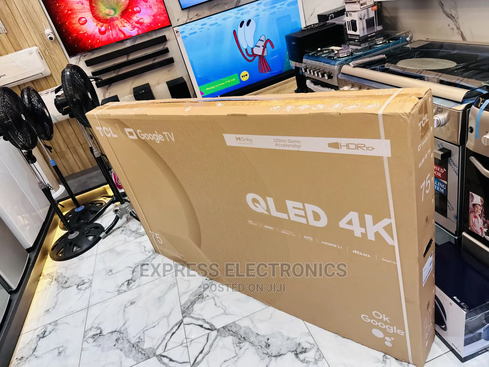 Enjoy  Netflix on QLED UHD SMART TCL 75”C645 Tv 