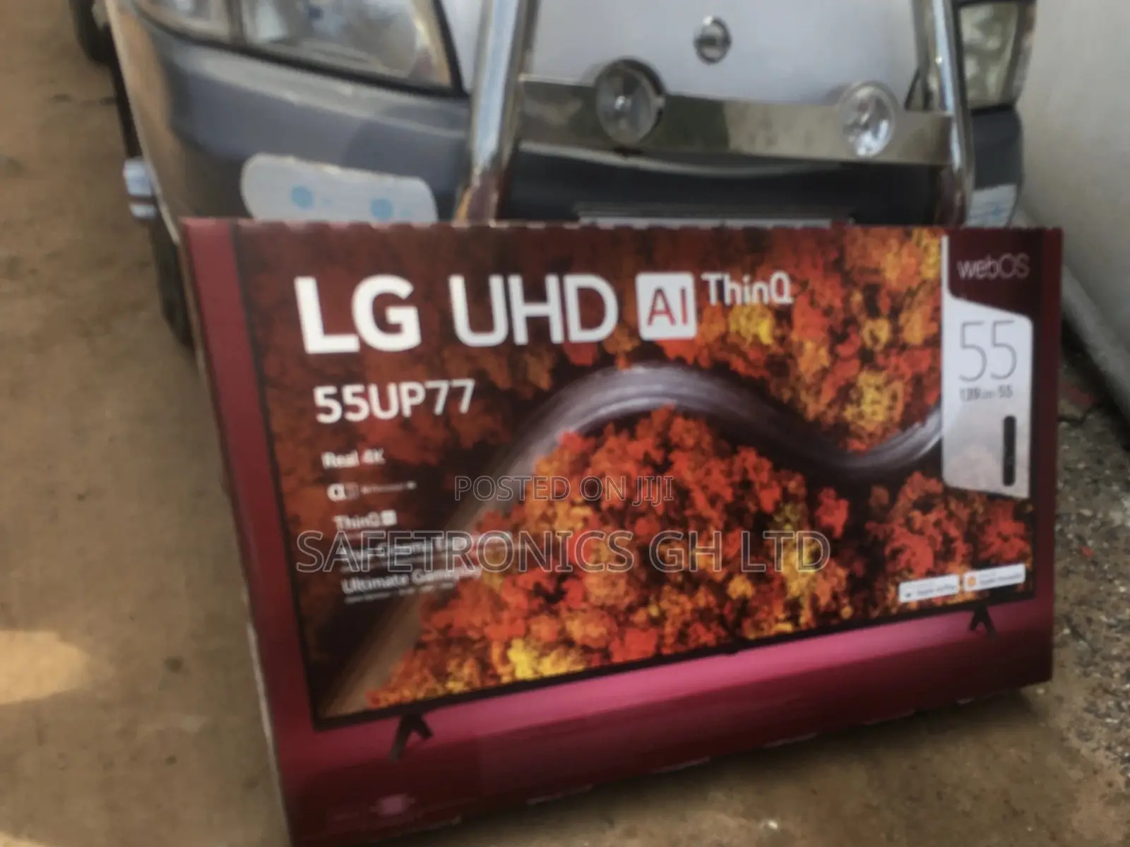 Smart UP77 55 Inches Glossy LED LG Affordable Tv
