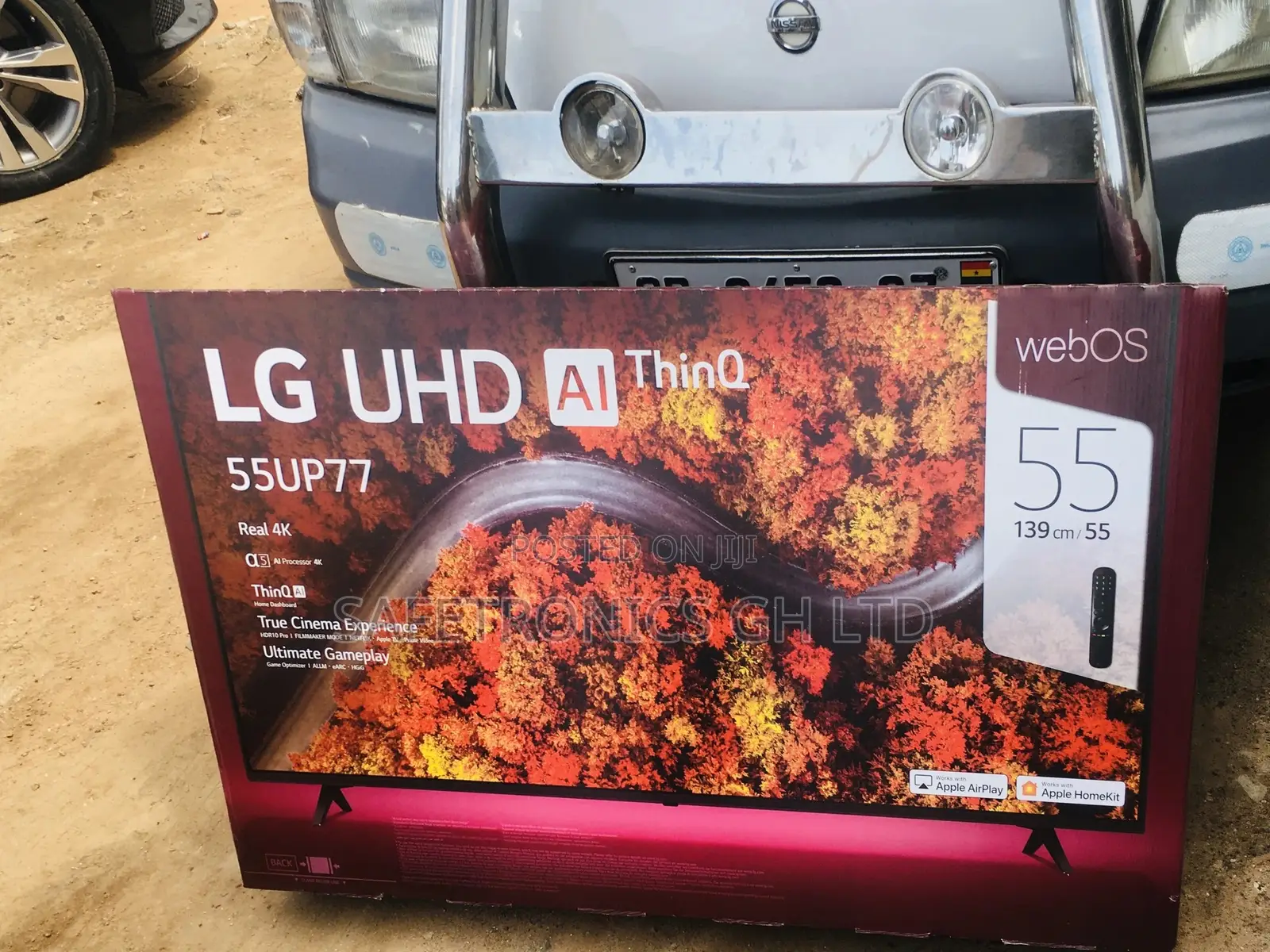 Smart UP77 55 Inches Glossy LED LG Affordable Tv