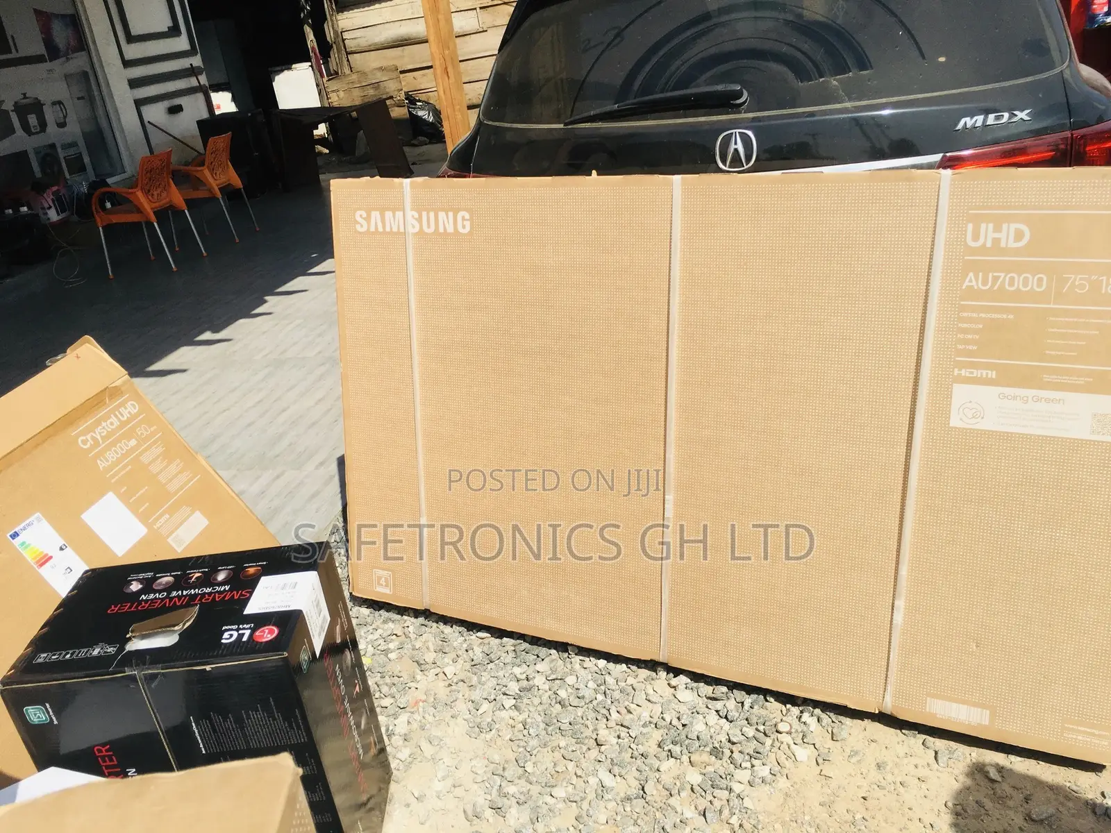 Genuine AU70 75 Inches Glossy LED Samsung UHD Crystal Tv
