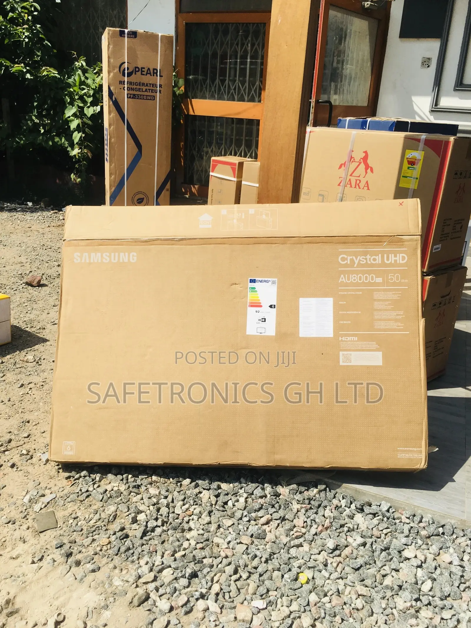 50 Inches Effective Samsung AU80 LED Glossy Tv