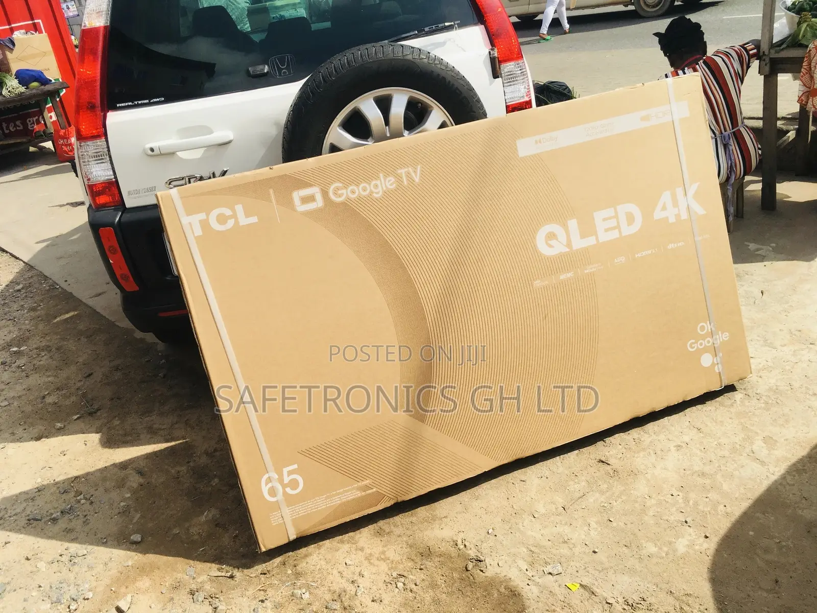 Essential 65 Inches QLED Glossy Smart UHD TCL Tv