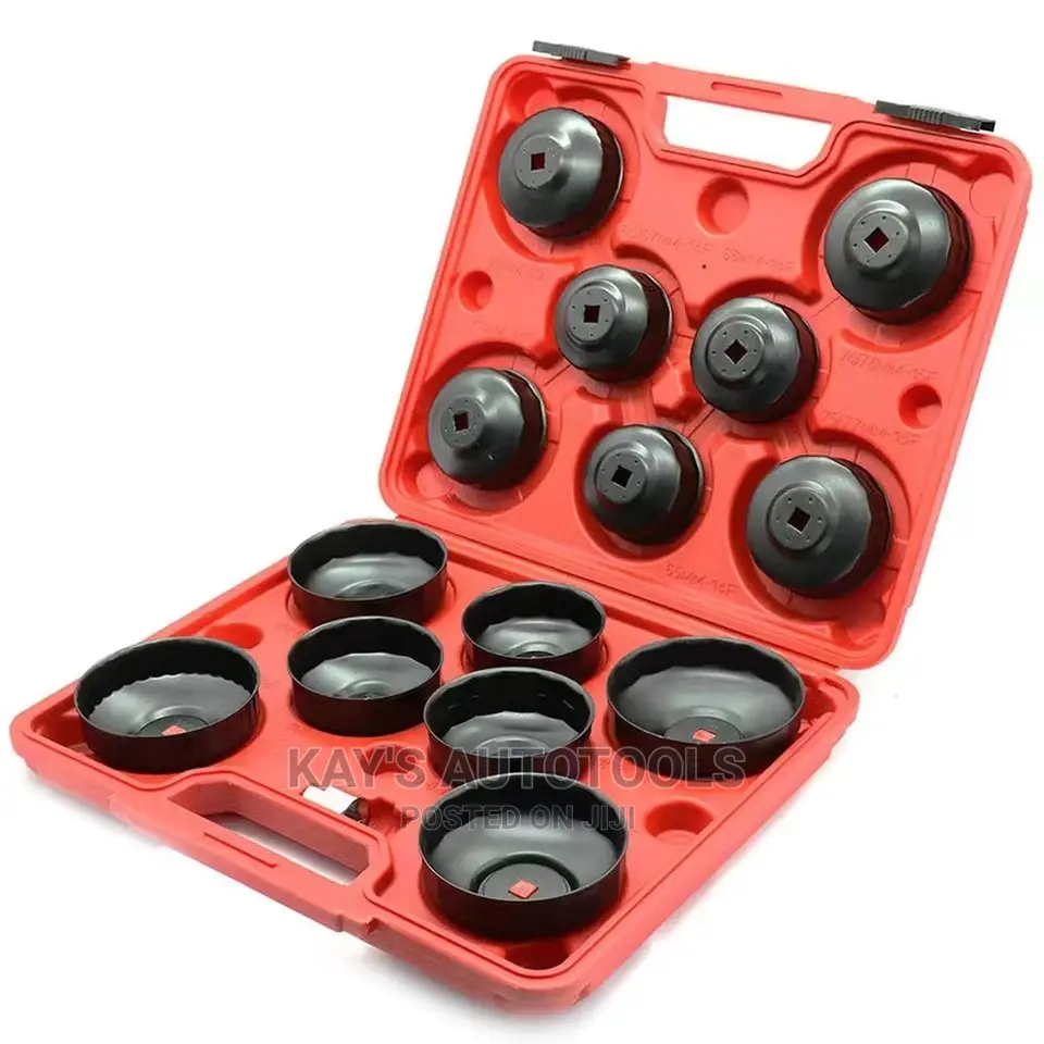 14pcs Set Car Oil Filter Cap Wrench Kit