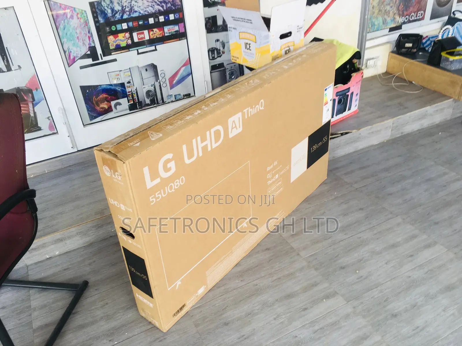 New Reliable 55 Inches UHD Glossy UQ80 LED Tv