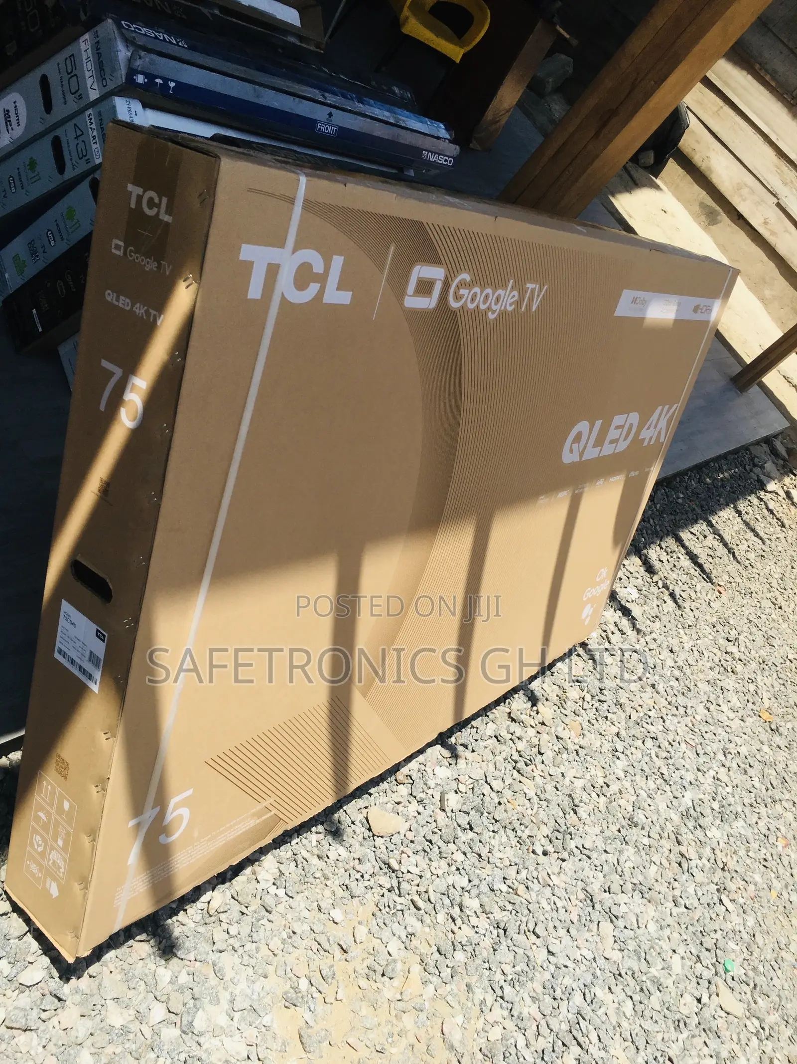 75 Inches Glossy TCL QLED Glossy Smart New Tv