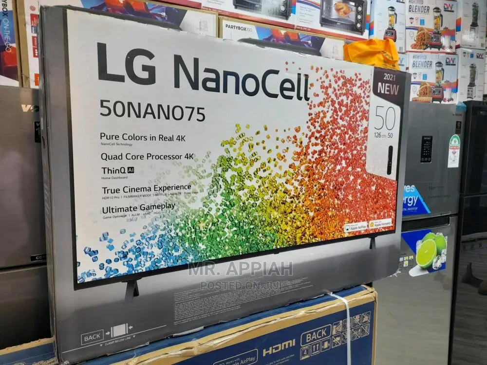 High Quality LG 50 Inch 50NANO813 Nanocell Smart Tv(Black)