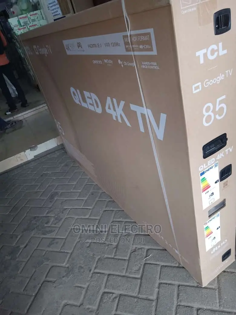 Brand New[European Type] TCL 85" Qled Smart Google Tv