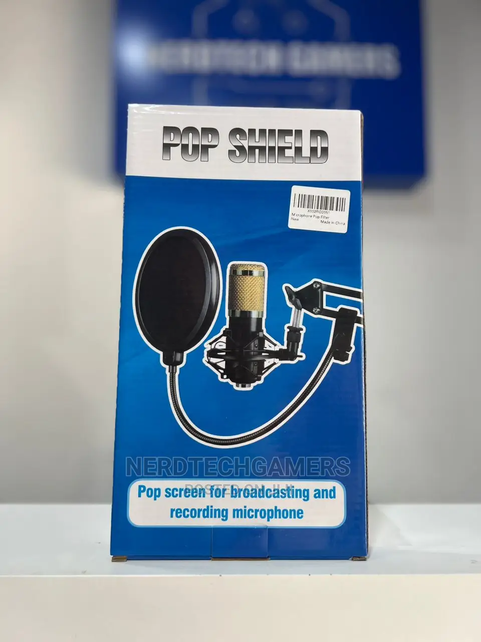 Earamble Studio Microphone Pop Filter Round Shape Mic Wind M