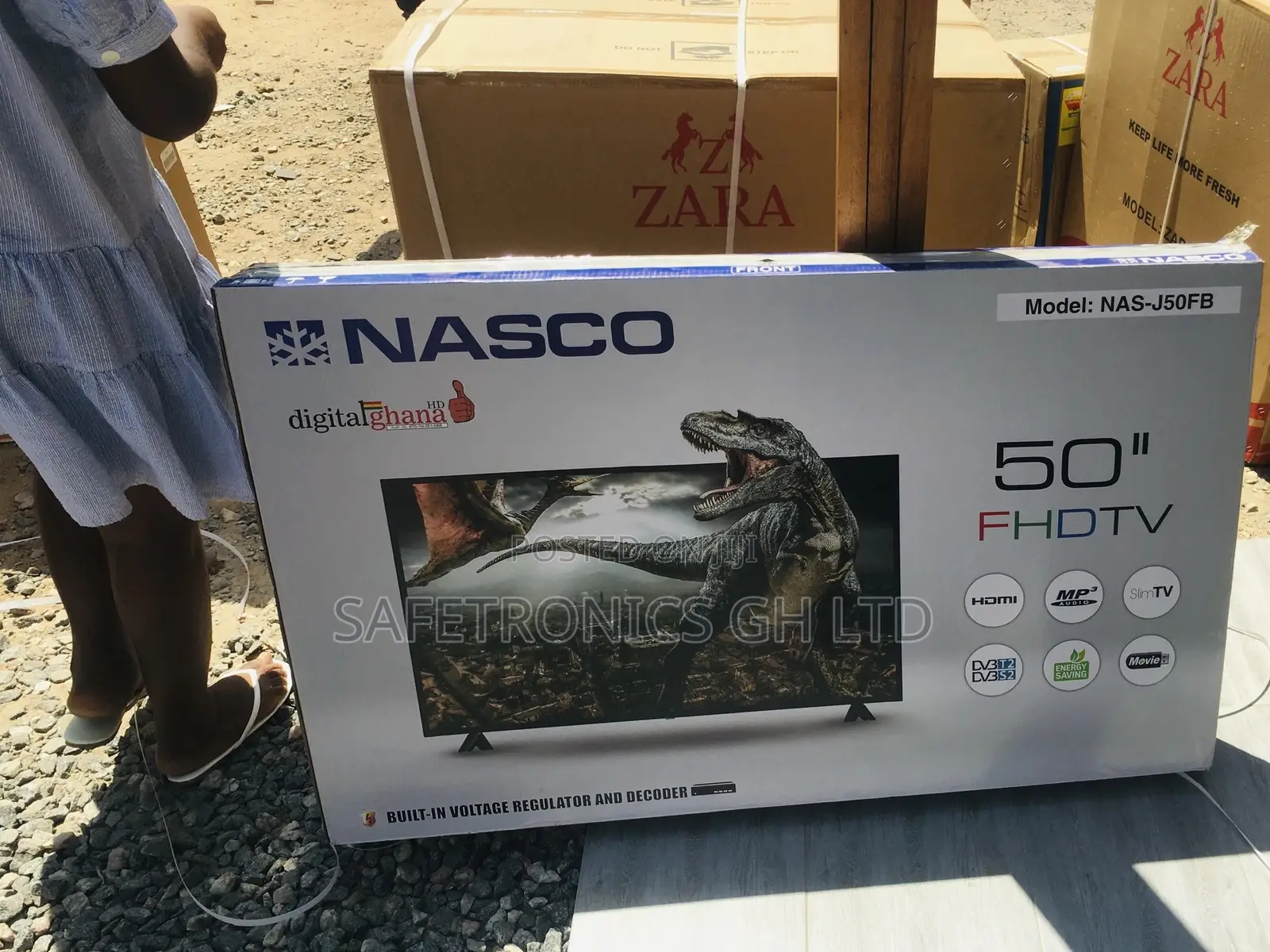 50 Inches Glossy Essential Nasco LED Digital Tv
