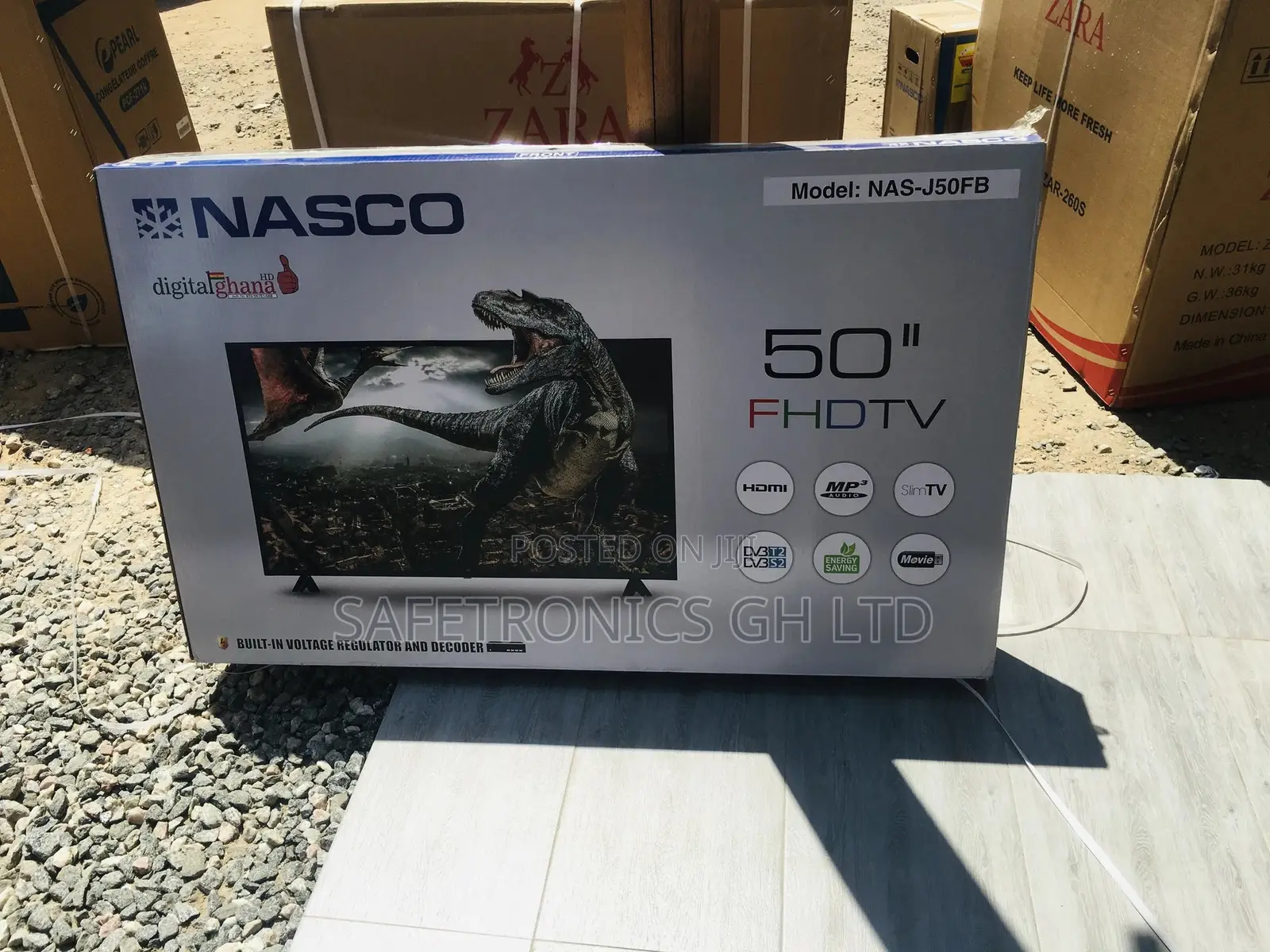 50 Inches Glossy Essential Nasco LED Digital Tv