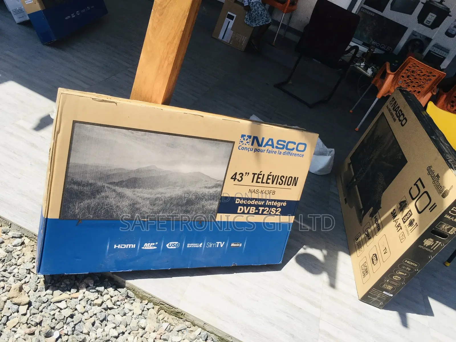 Digital Nasco Satellite 43 Inches Glossy LED Tv