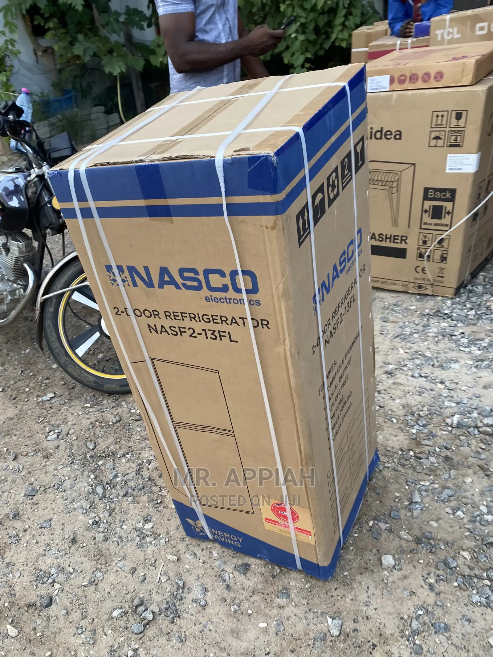 Call or Text Us Nasco Nasf2-13fl Double Door Refrigerator.