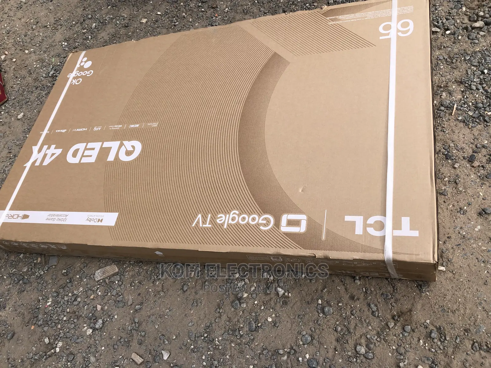 TCL 65′′ HDR Metallic Bezel-Less Google TV