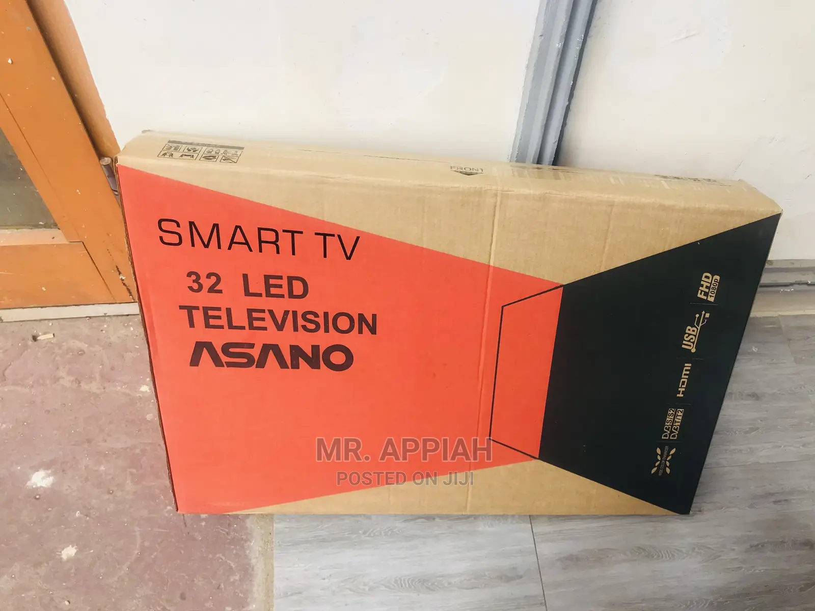 Original Asano 32 Inch Smart LED Tv Available(Black)