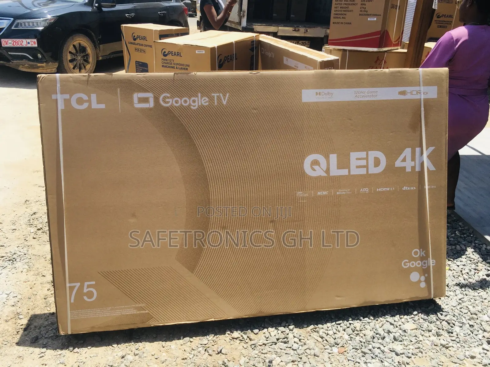 C645 QLED Glossy TCL HDR Original 75 Inches Tv