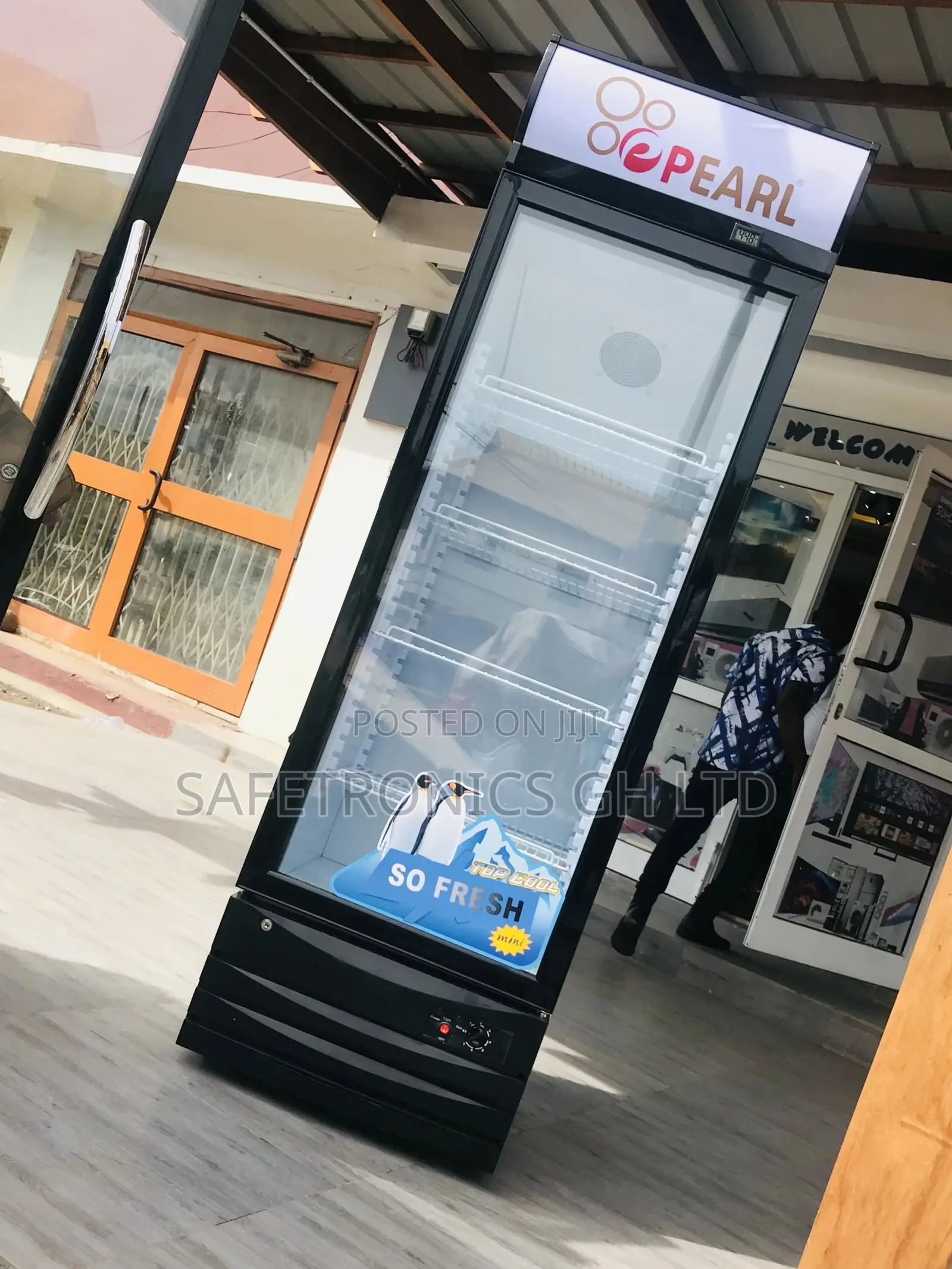 Singledoor New PVC-37 Pearl 248 Liters Display Fridge