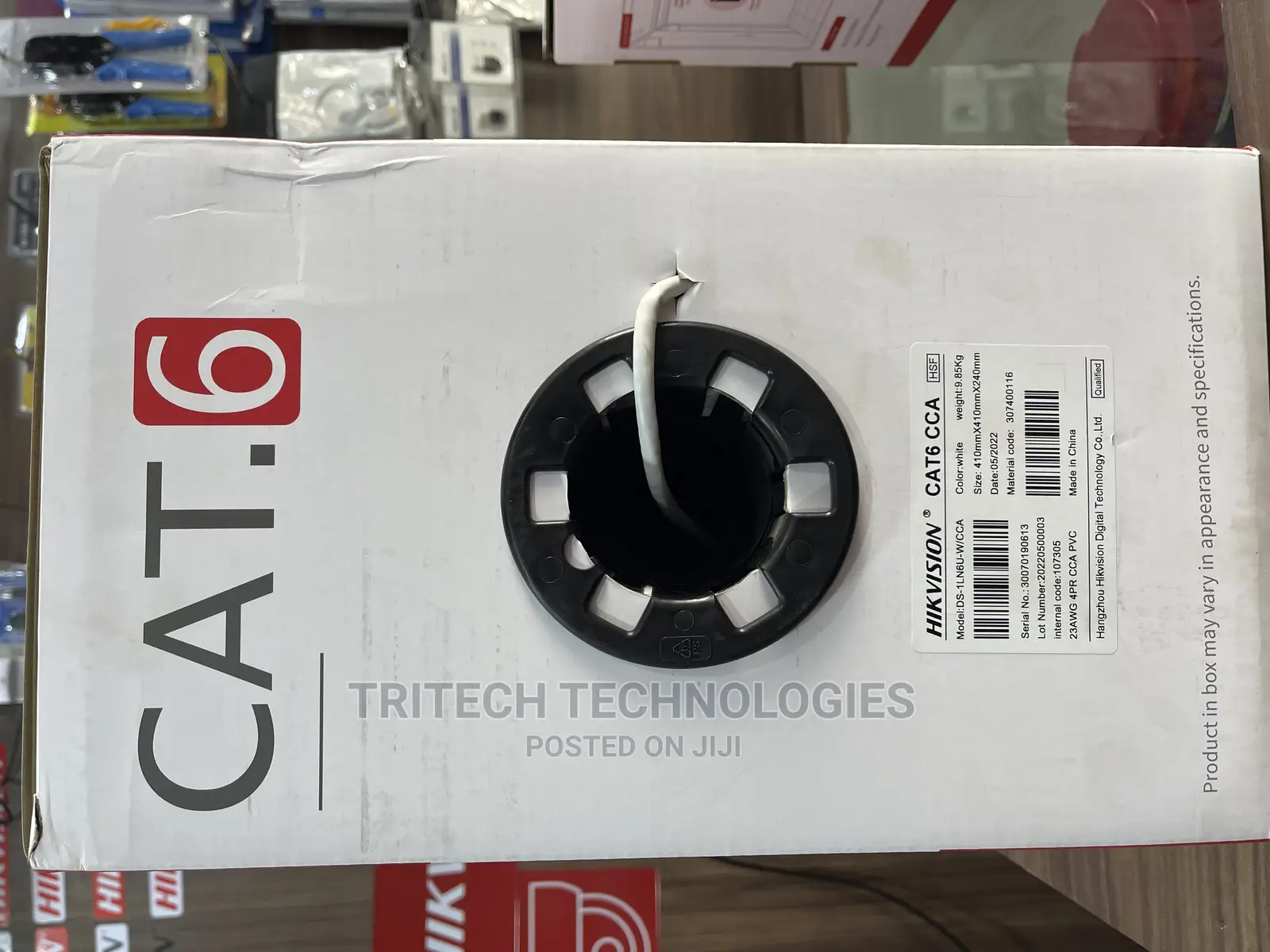 Hikvision 305M Cat6 Cable Cca