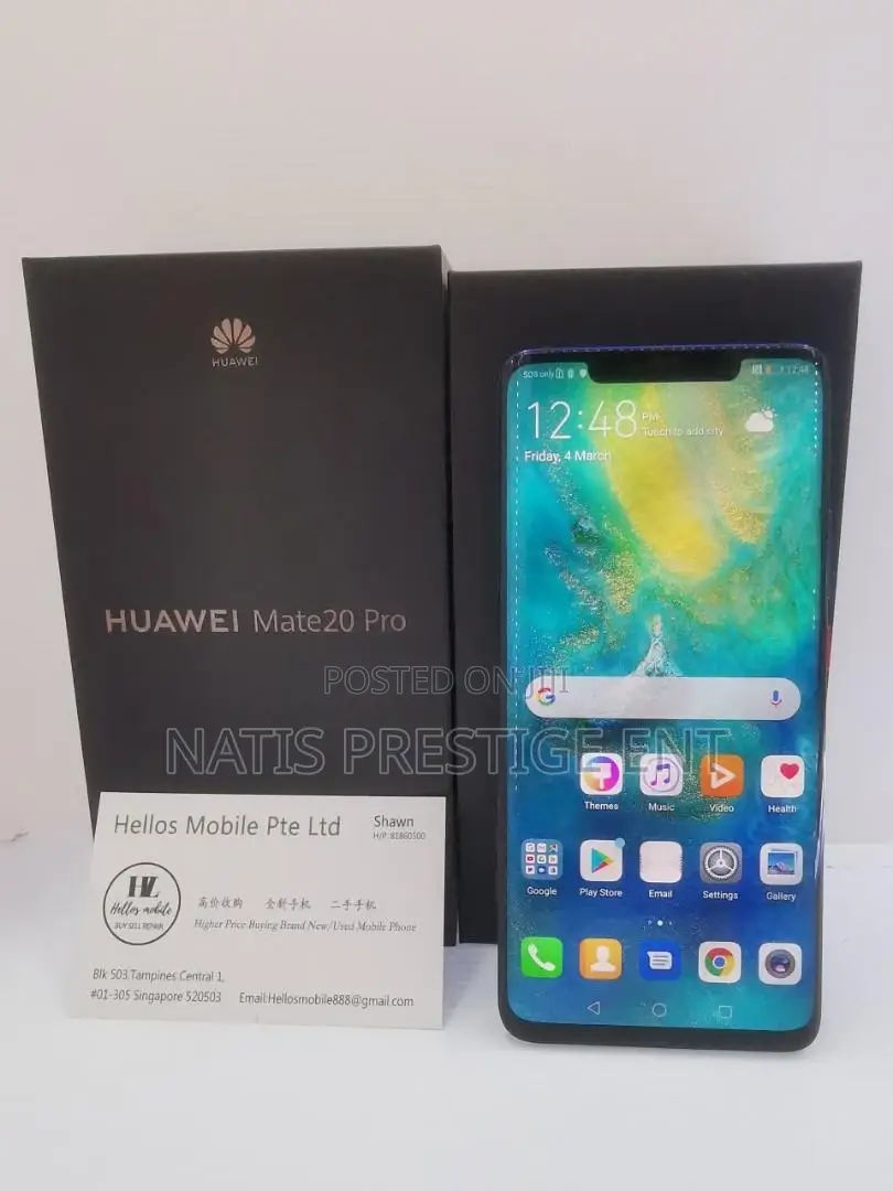 New Huawei Mate 20 Dual SIM 128 GB Black