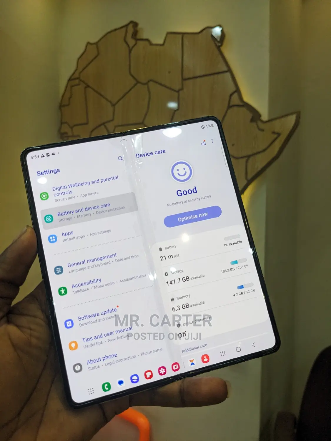 New Samsung Galaxy Z Fold4 256 GB Gray