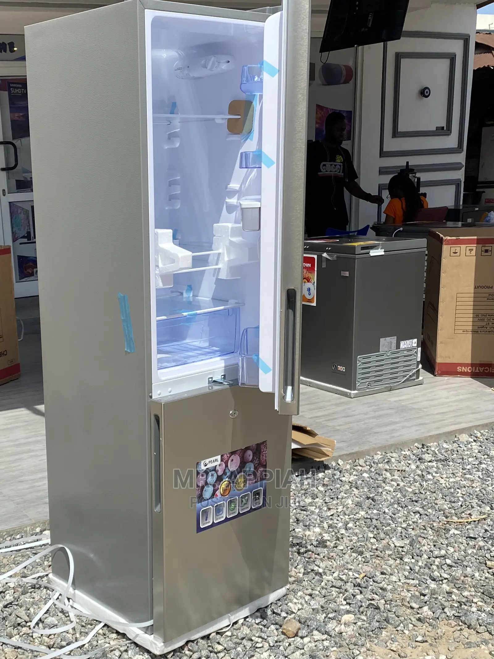Purchase Pearl PF-405IXWD (287L)2 Door Fridge From 10gig.
