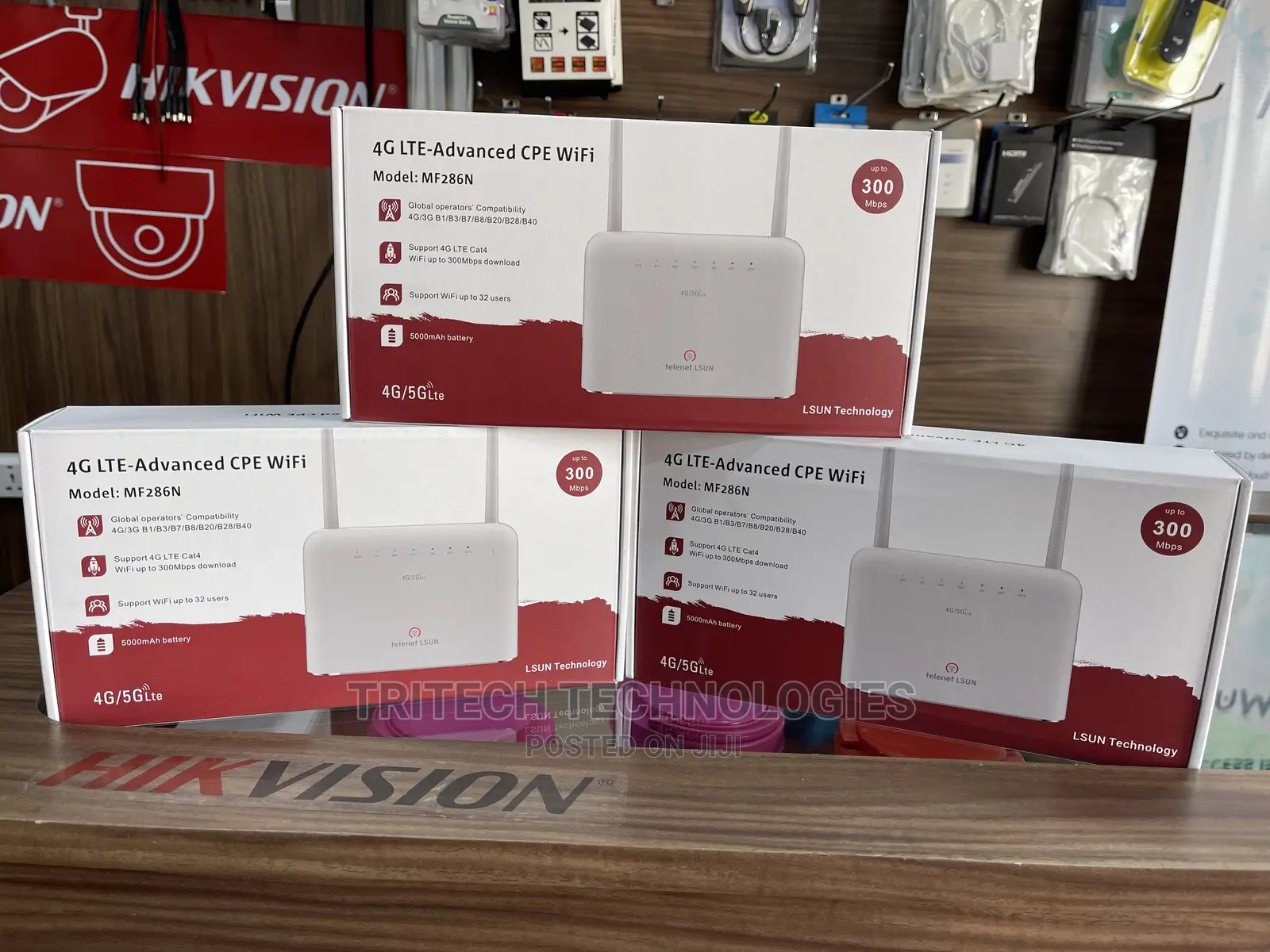 Telenet 300mbps-4g Lte Wilress Wifi Router With 5000 Battery