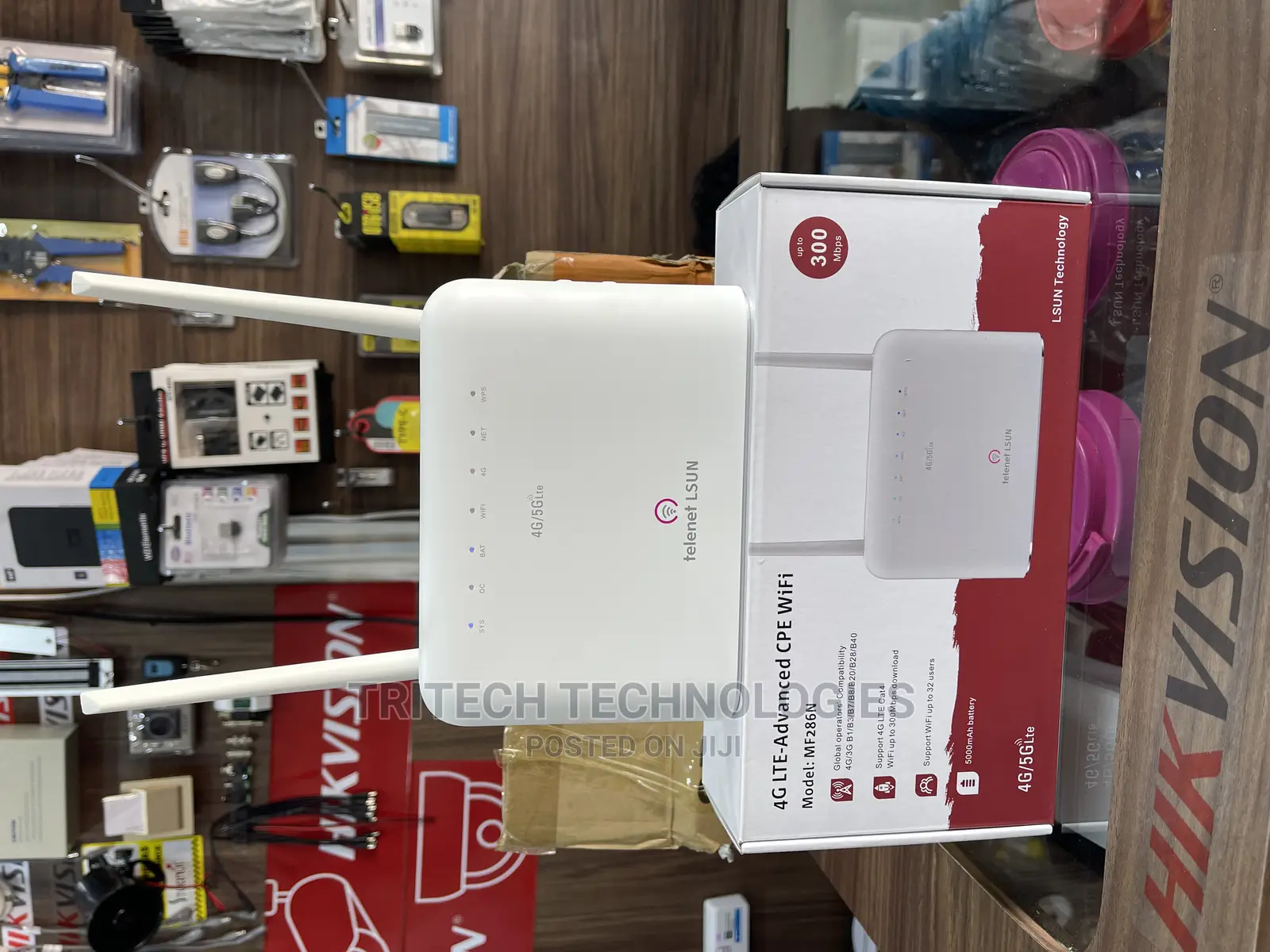 Telenet 300mbps-4g Lte Wilress Wifi Router With 5000 Battery