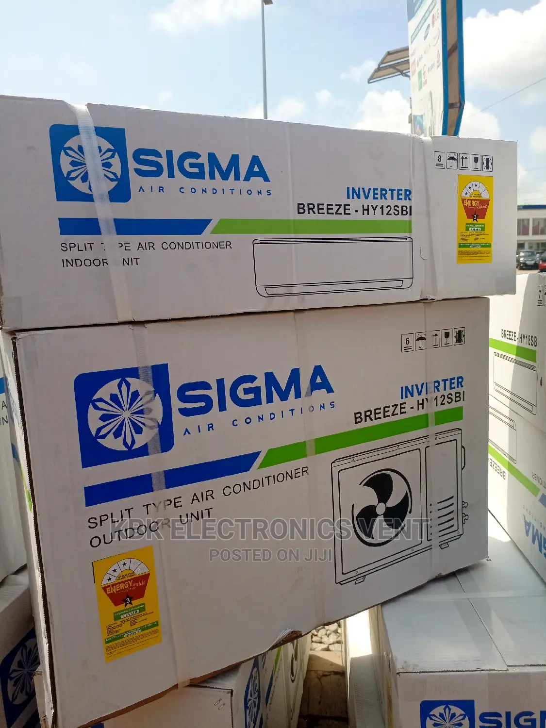 Sigma 1.5hp Inverter R410+ 2stars Split Ac