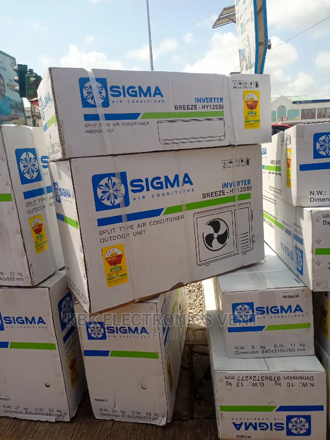 Sigma 1.5hp Inverter R410+ 2stars Split Ac