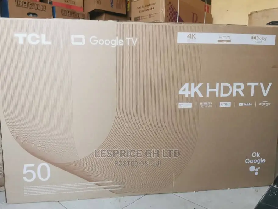New Model TCL 50” Android Smart Tv
