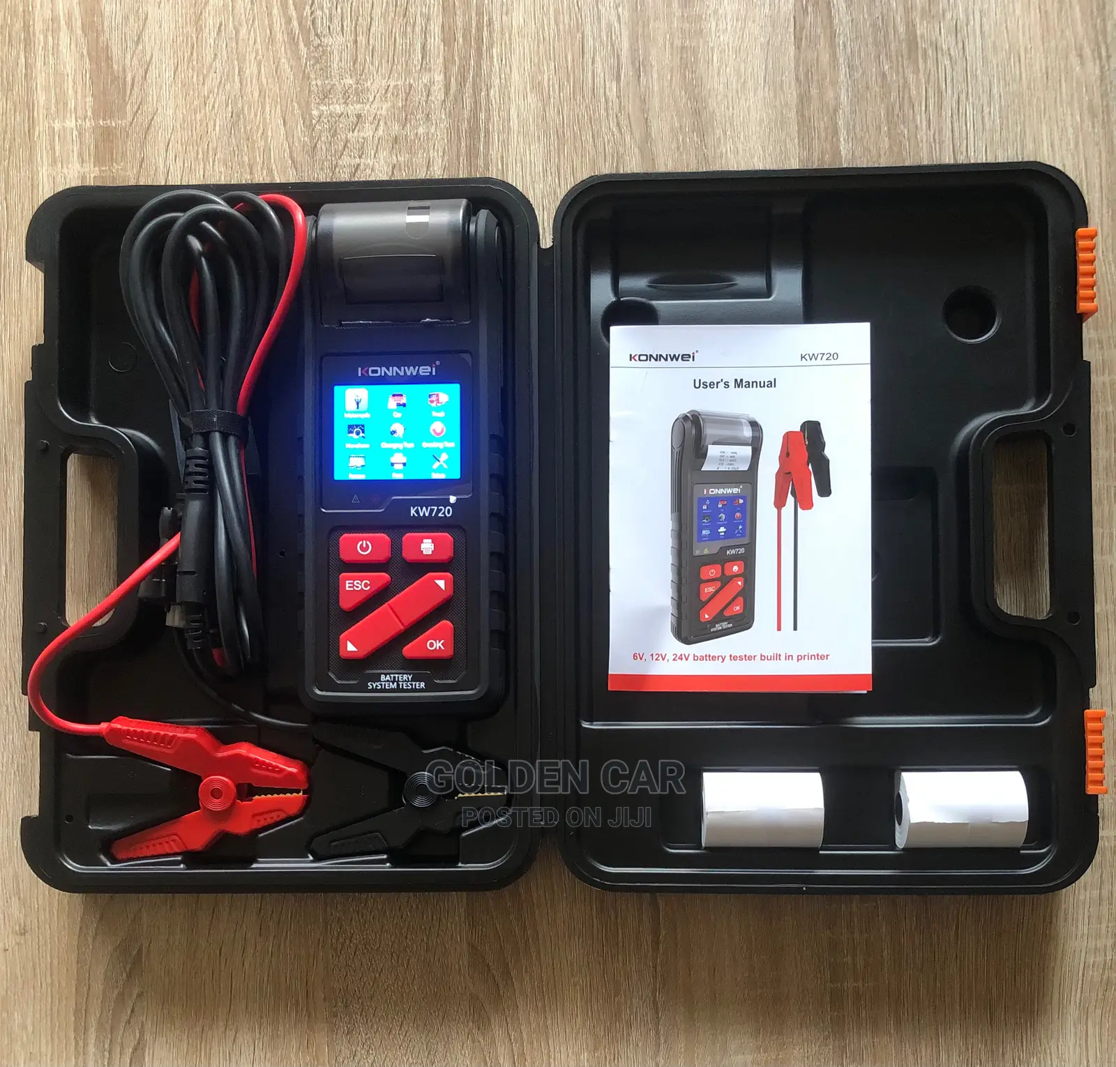 Konnwei Kw720 Car Battery Tester 6v,12v,24v