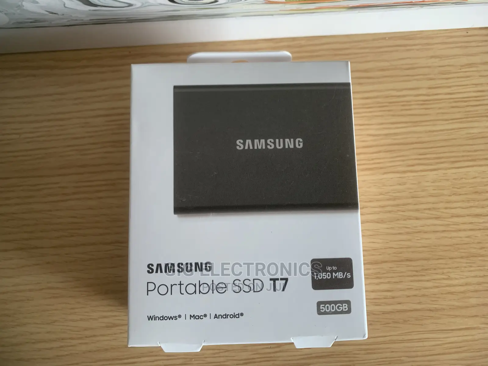 Samsung T7 Portable Ssd 500gb - 1050mb/S