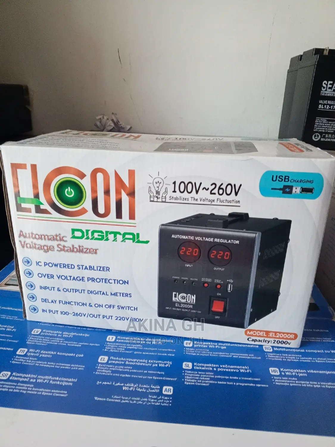 Elcon Digital Automatic Voltage Stabilizer 2000va
